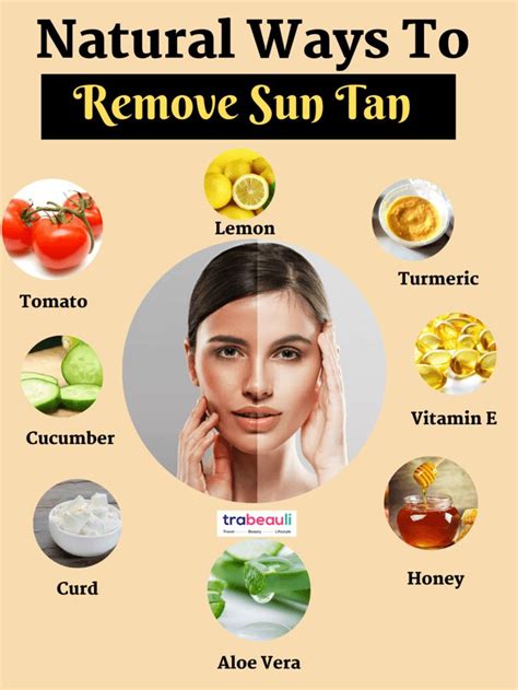 how to remove tan from face naturally.